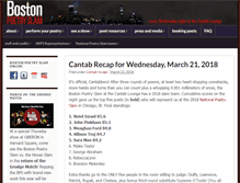 Tablet Screenshot of bostonpoetryslam.com